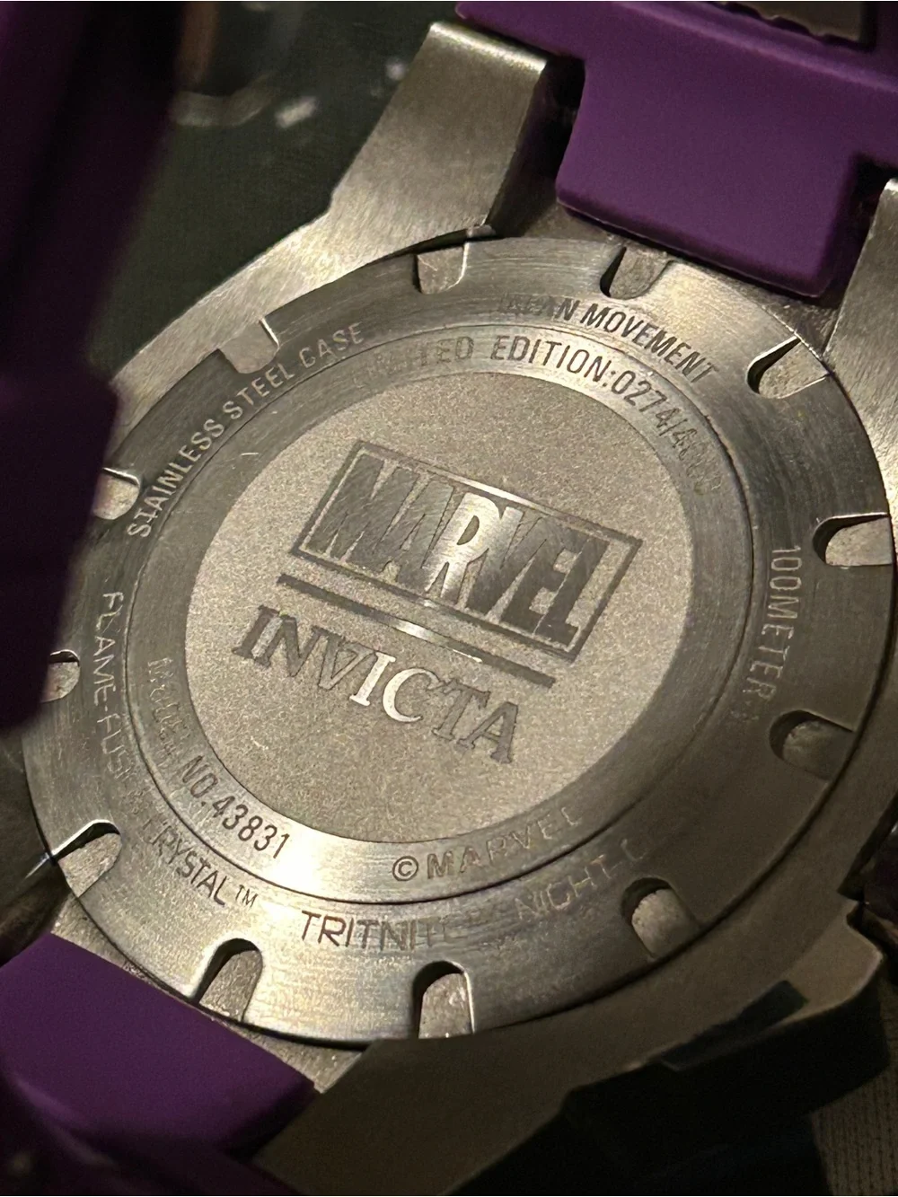 Invicta Marvel Thanos Limited Edition.